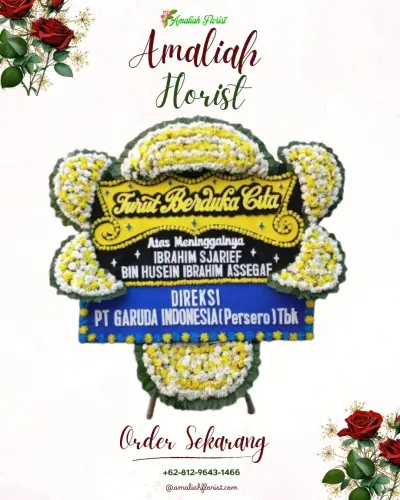 Papan Bunga Duka di Krobokan